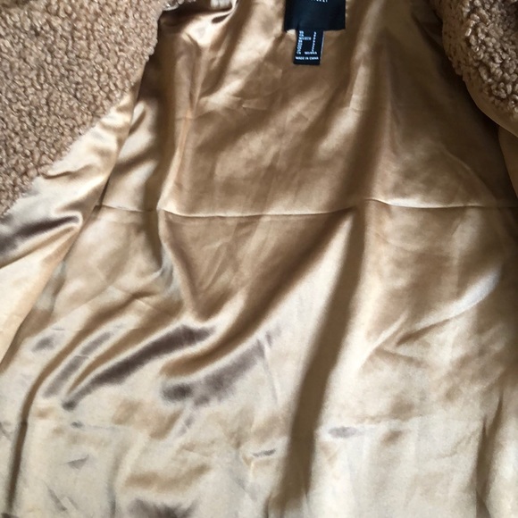 Forever 21 Teddy Jacket with Moto cut - Picture 4 of 4